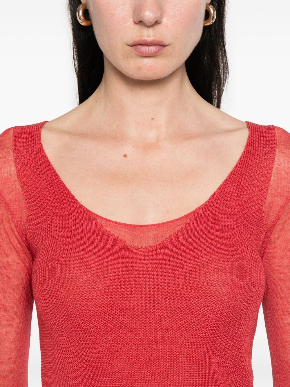 fine-knit top - 5