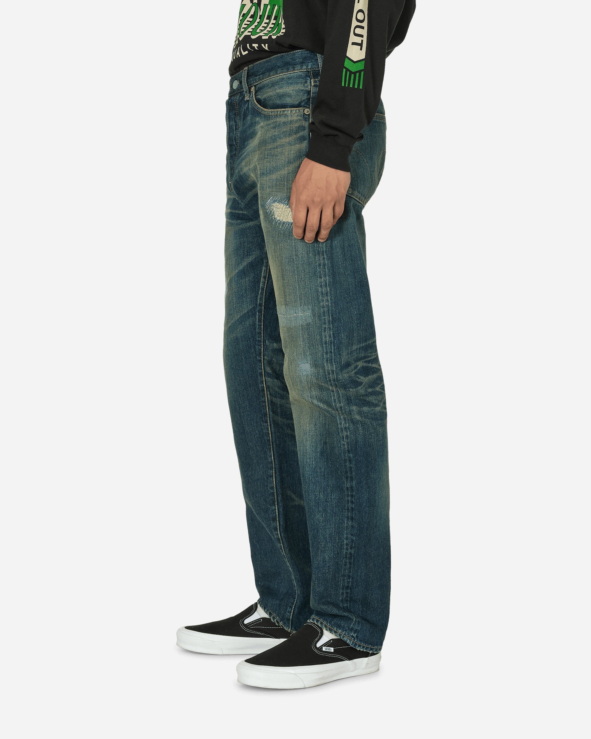 RCR Processed 50's XX Straight Denim Pants Indigo - 2