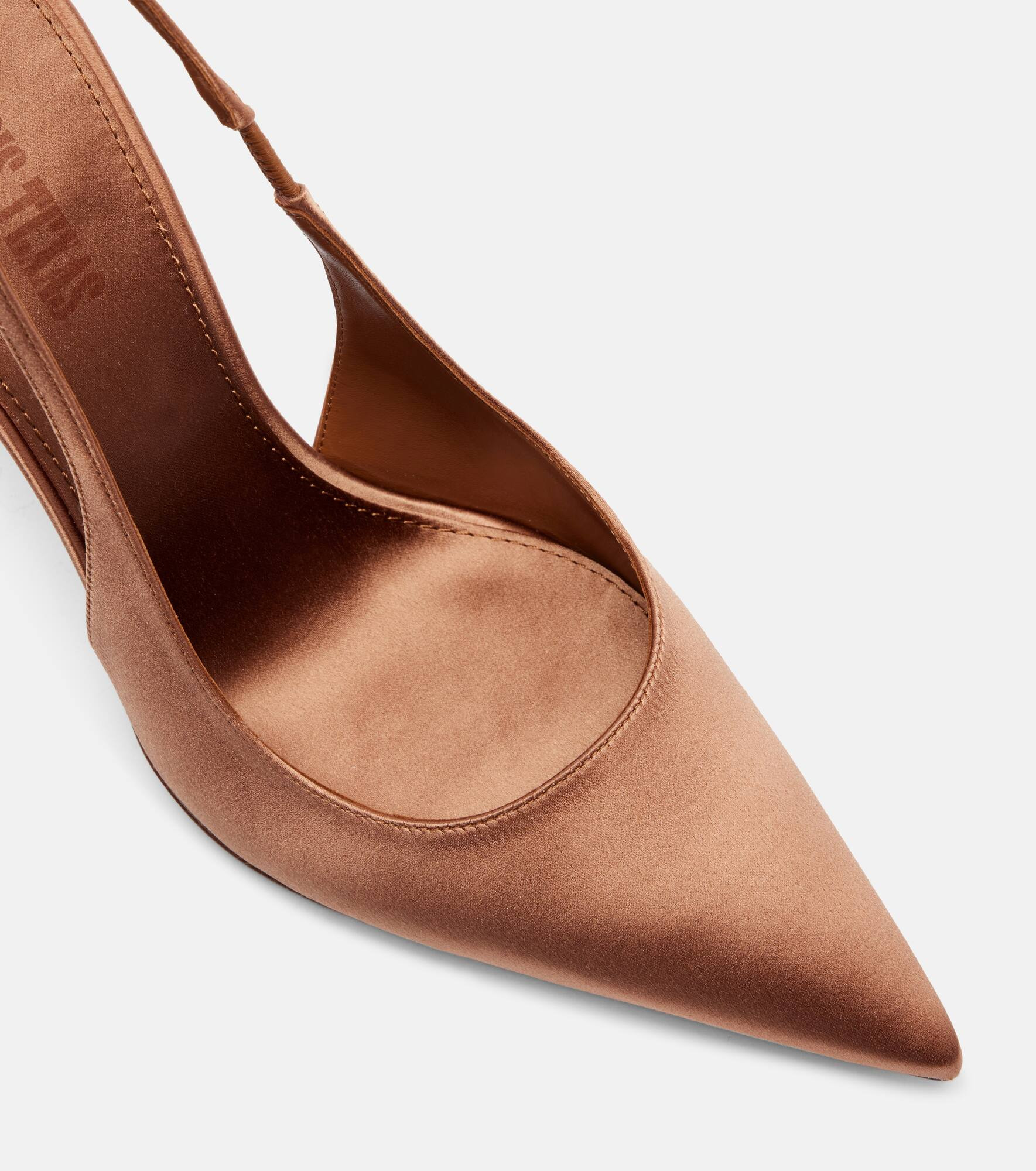 Lidia 105 satin slingback pumps - 5
