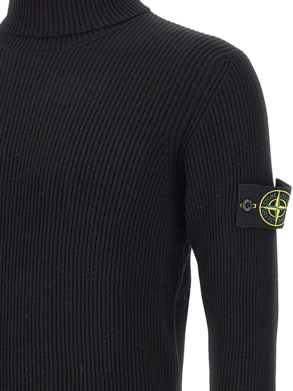 ribbed turtle-neck sweater - 3
