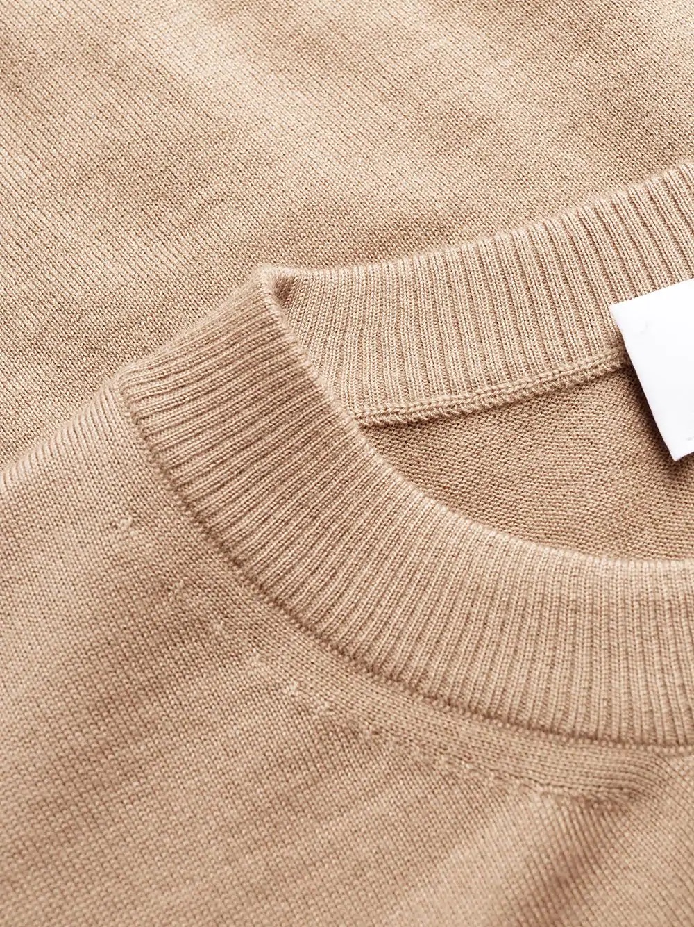 Camel Cashmere crew neck Pullover - 7