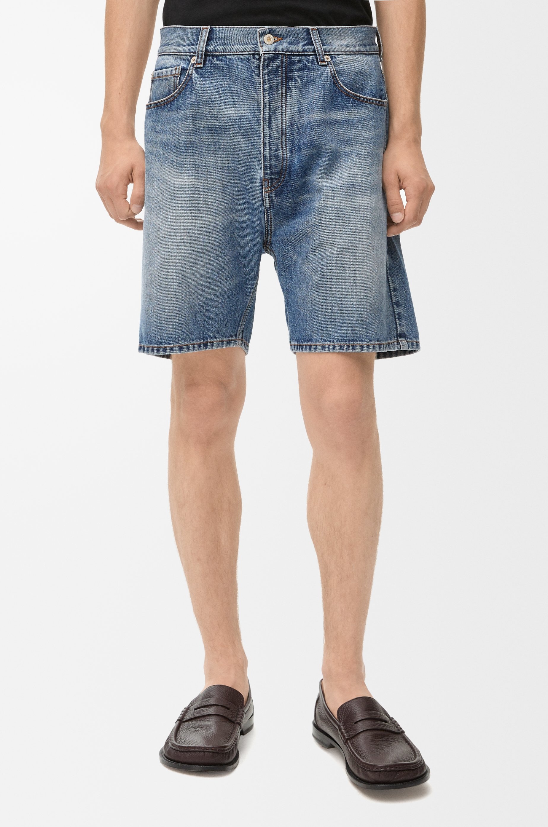 Shorts in denim - 3