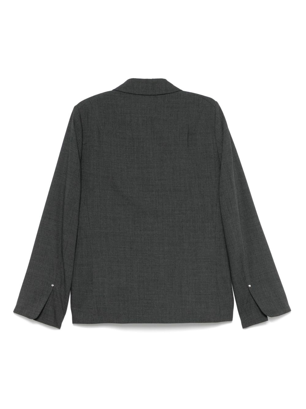 micro-pattern blazer - 2