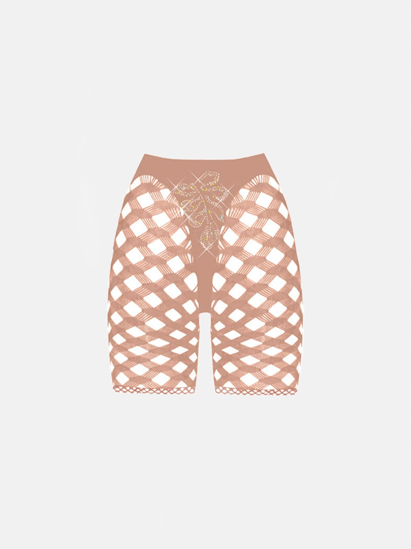 SHELLY SHORTS LATTE 1