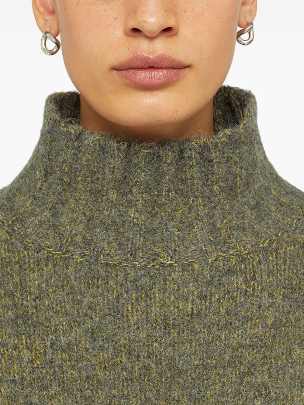 high-neck jumper - 5