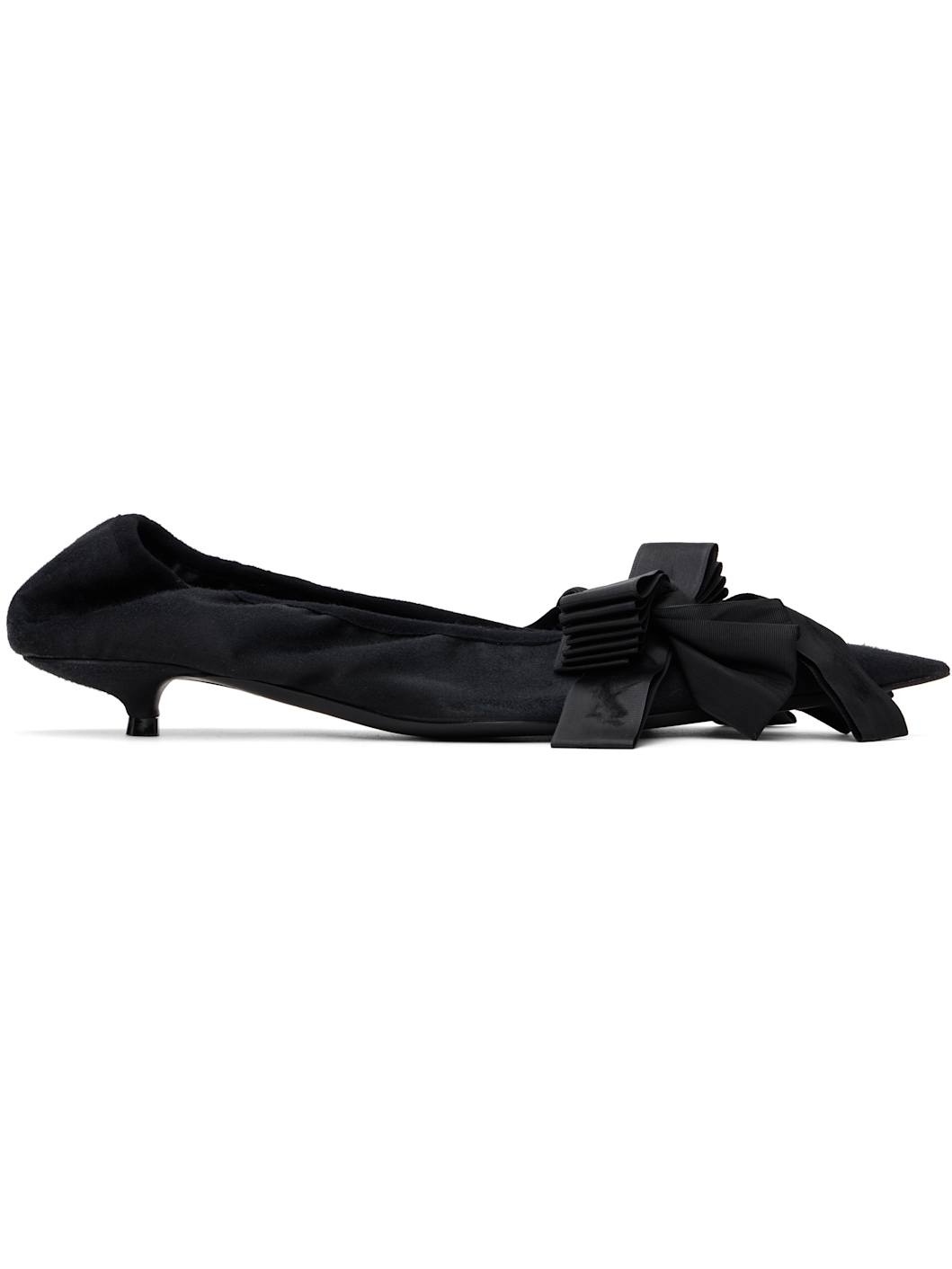Black Louis XV Slippers - 1