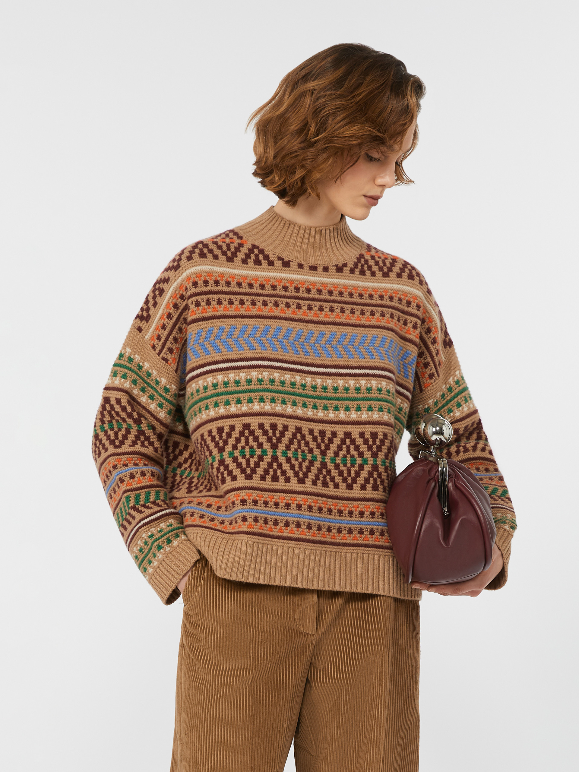 FESTOSO Wool jacquard jumper - 5