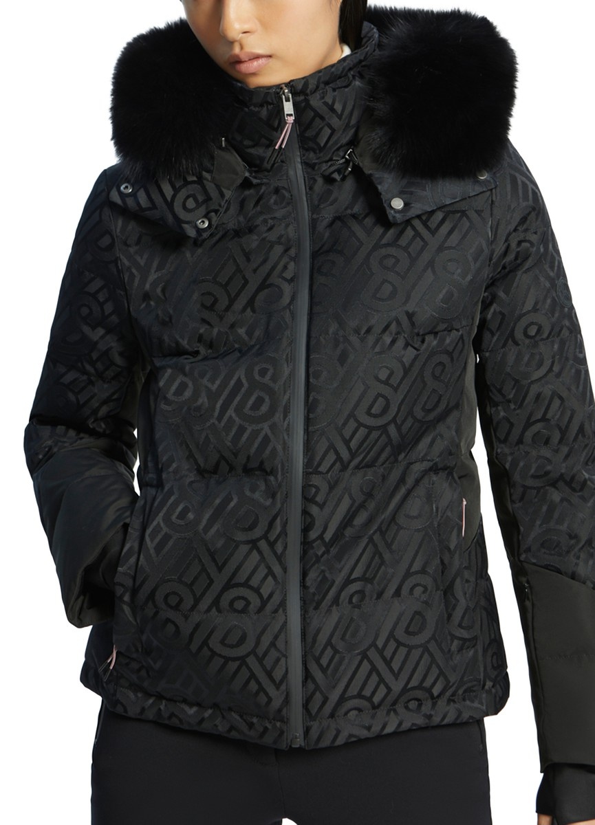 Ski jacket with printed monogram - 4