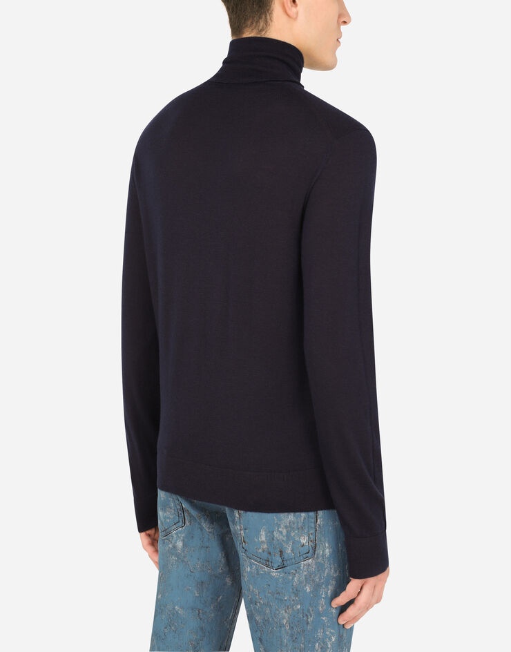 Cashmere turtle-neck sweater - 5