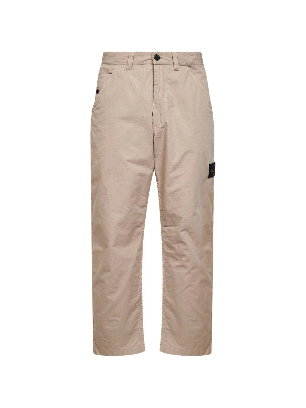 Logo cotton trousers - 1
