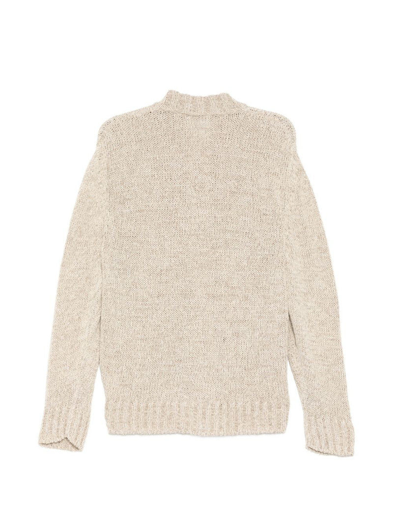 BARENA zip knitted cardigan outlook
