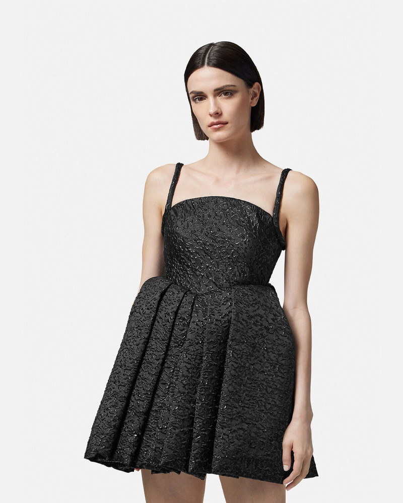 Lurex Cloquet Box Pleat Mini Dess 3