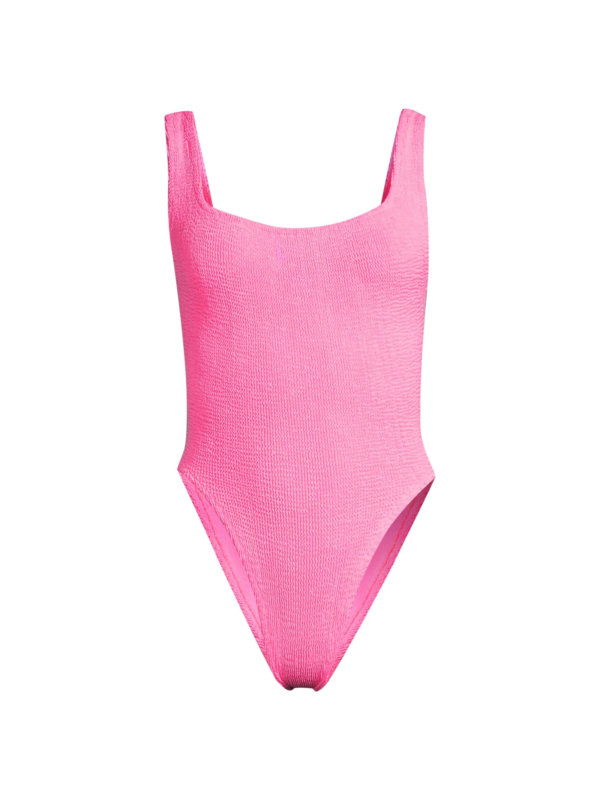 Women's Crinkle One-Piece Swimsuit - Bubblegum - 1