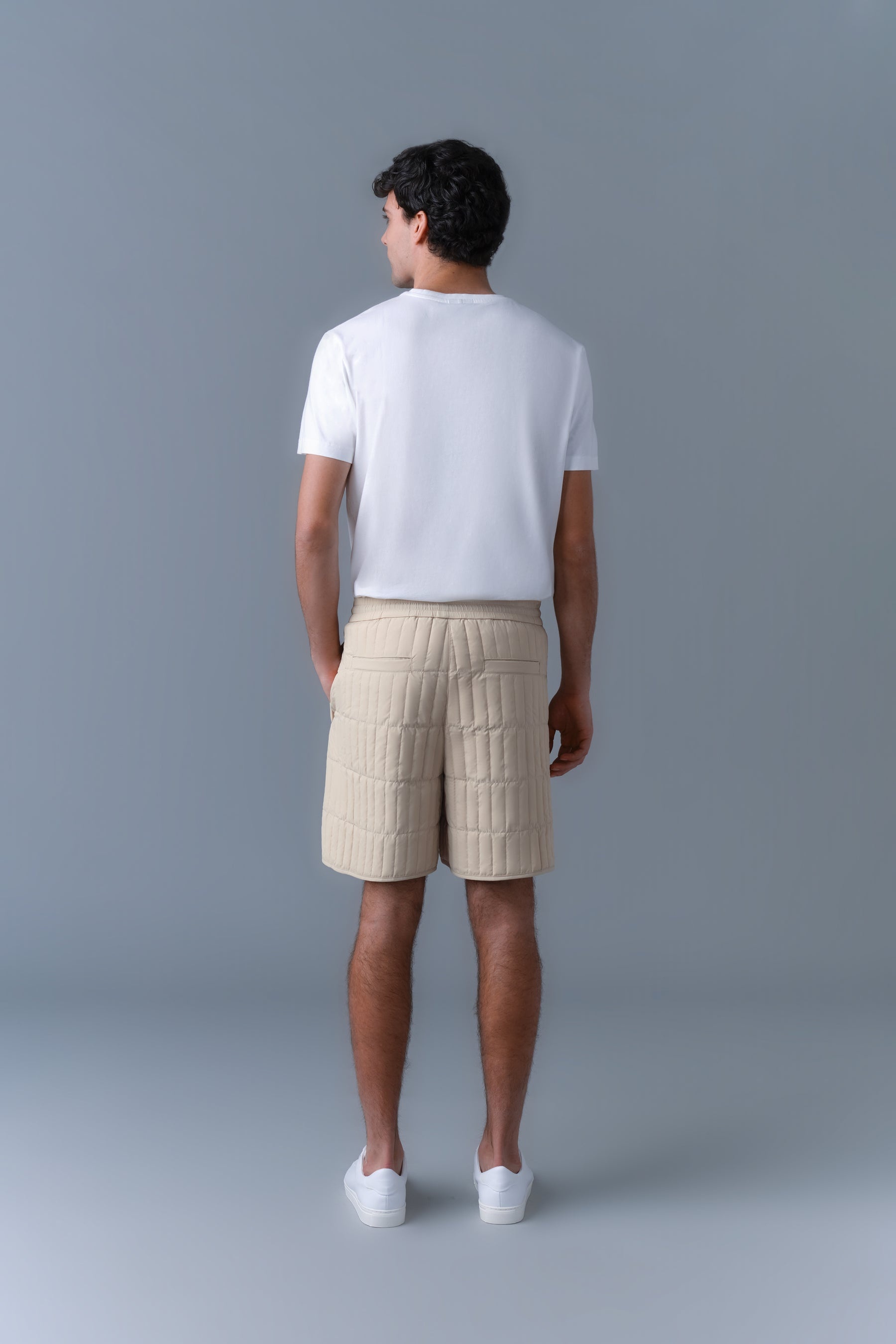 SEBASTIAN Vertical Quilted Shorts - 4
