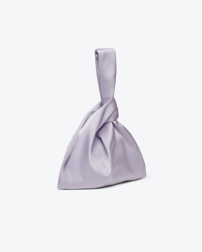 Nanushka JEN - Slip satin clutch - Lilac outlook