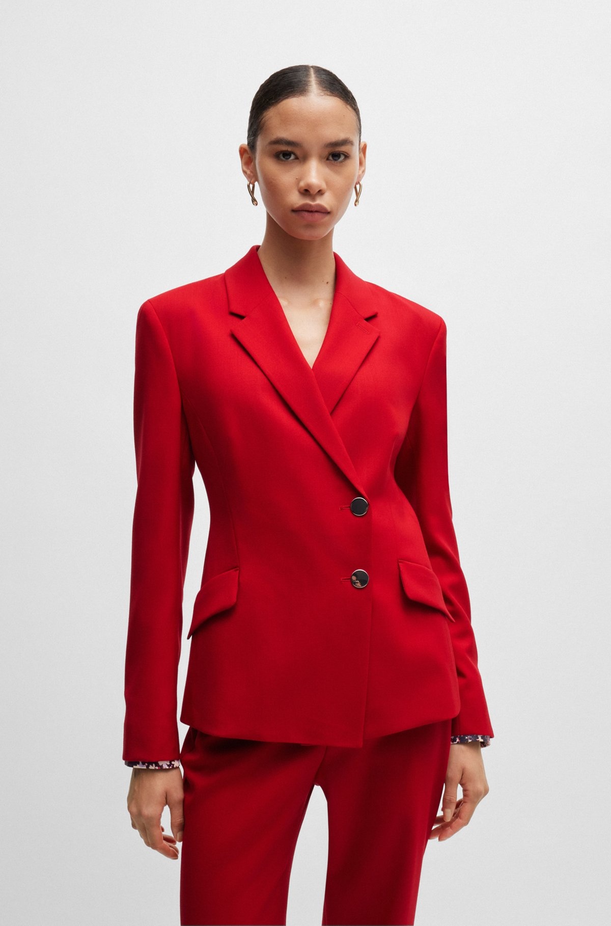 REGULAR-FIT JACKET IN VIRGIN-WOOL TWILL - 2