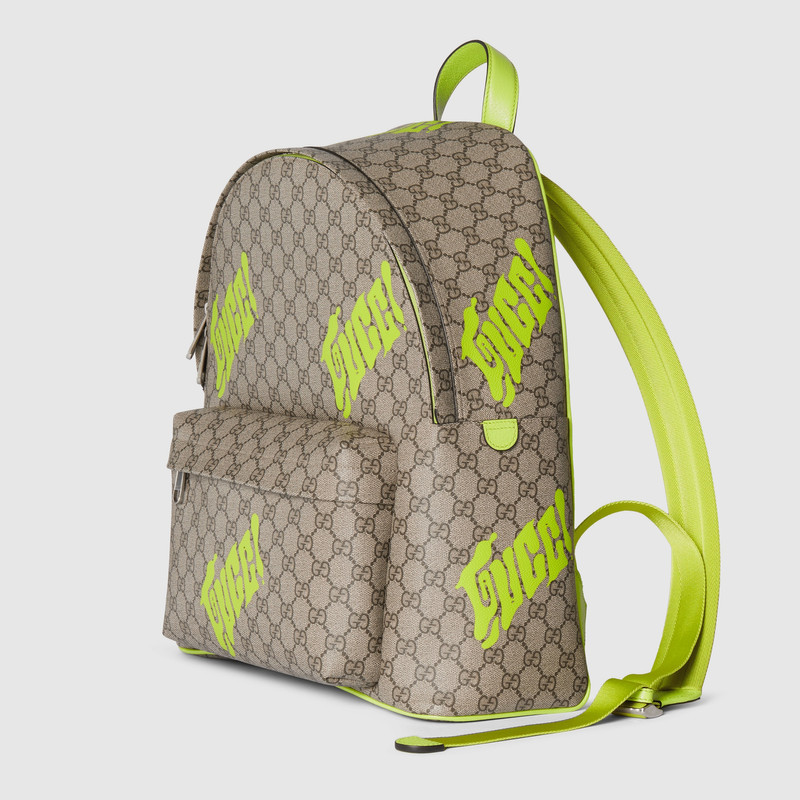 GUCCI Medium backpack with print outlook