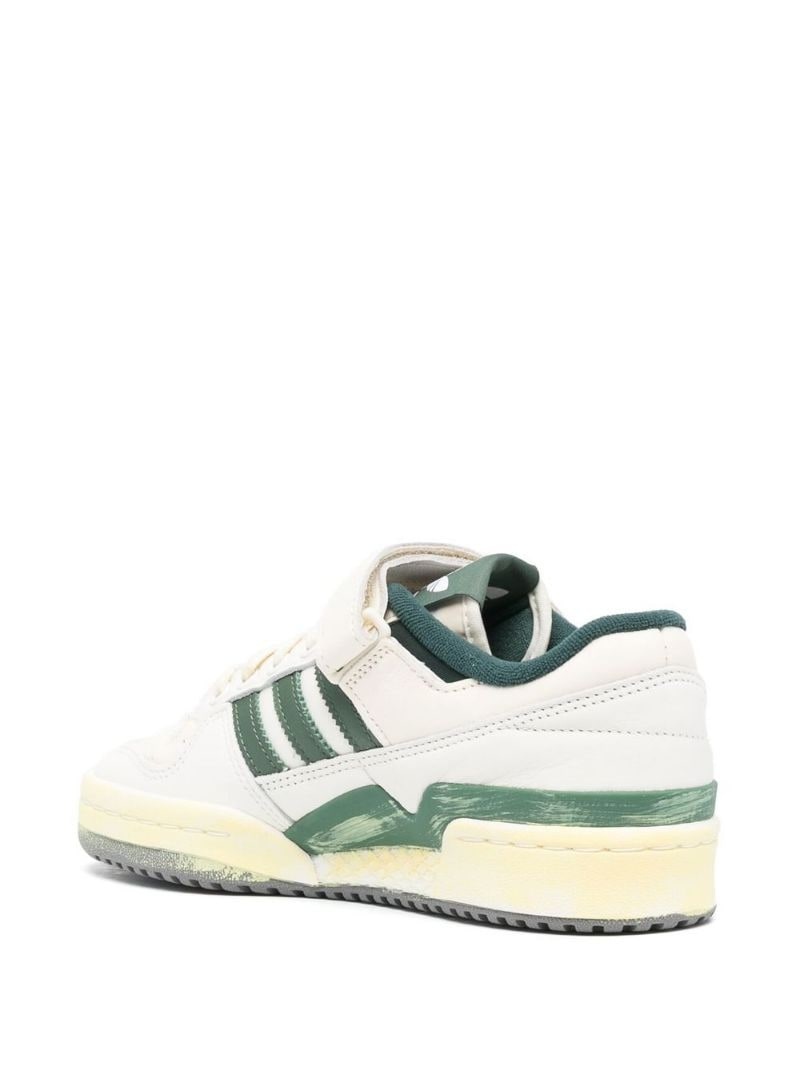 logo-print low-top sneakers - 3