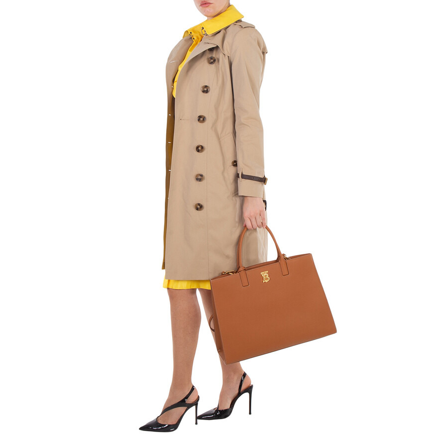 Burberry Warm Russet Brown Grainy Leather Medium Frances Bag - 2