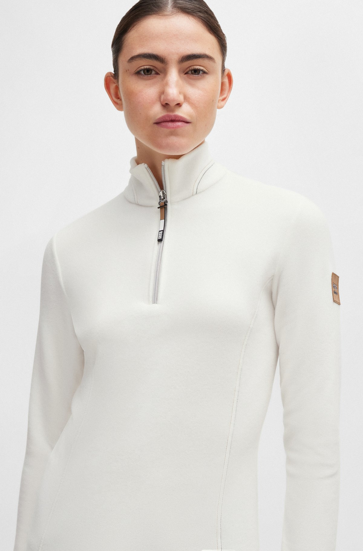 EQUESTRIAN ZIP-NECK FLEECE IN ULTRA-LIGHTWEIGHT FABRIC - 5