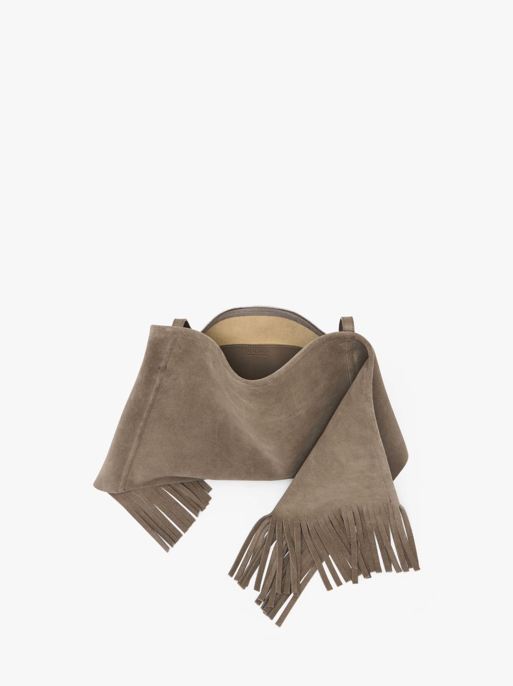 MEDIUM SCARF BAG - SUEDE SHOULDER BAG - 3