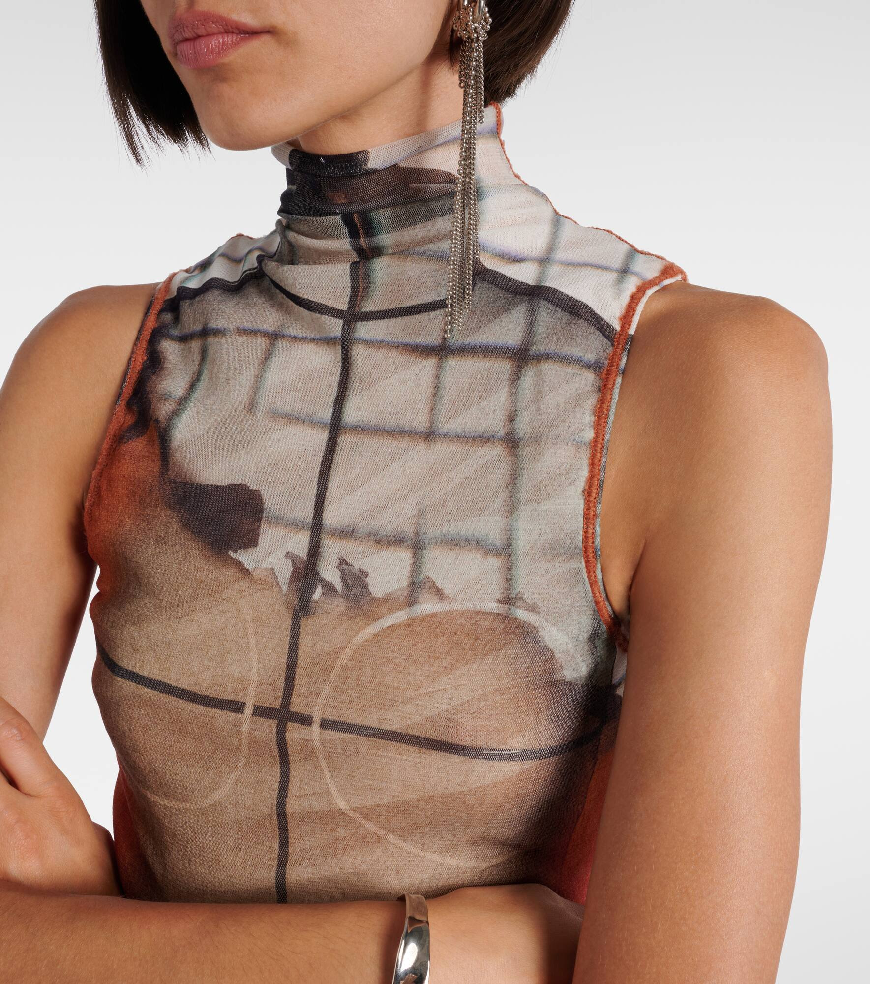 Fire tulle top - 4