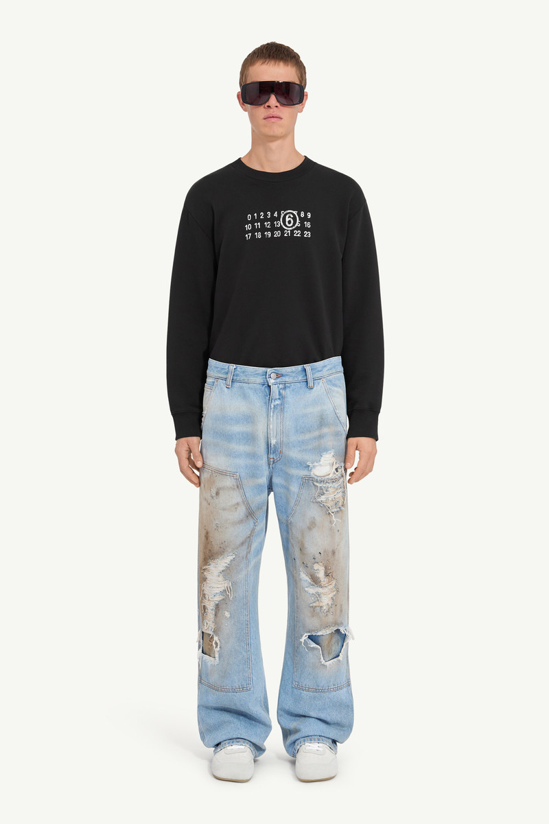 MM6 Maison Margiela Distressed Jeans outlook