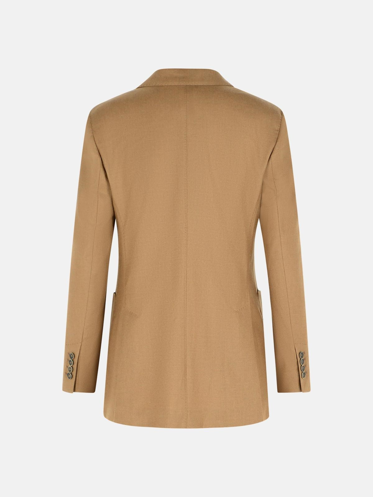 BROWN CASHMERE BLAZER - 3