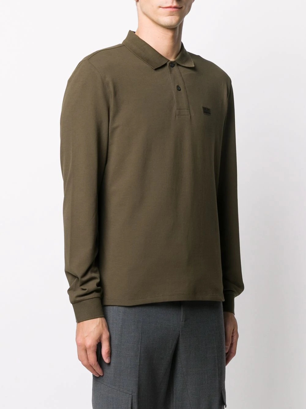 long-sleeve polo shirt - 3