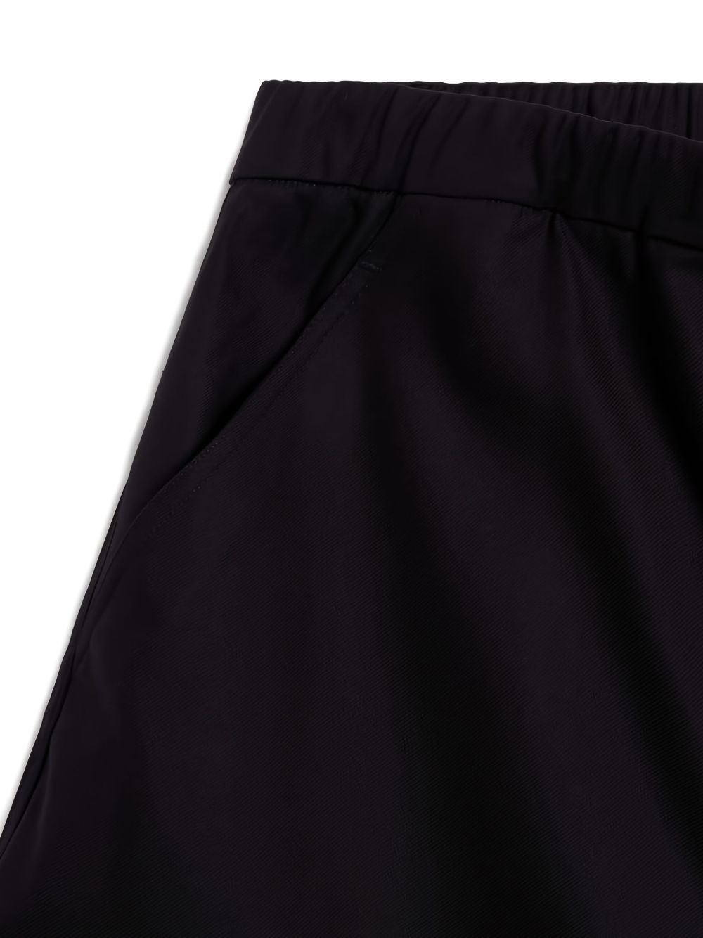 elastic-waistband woven trousers - 3
