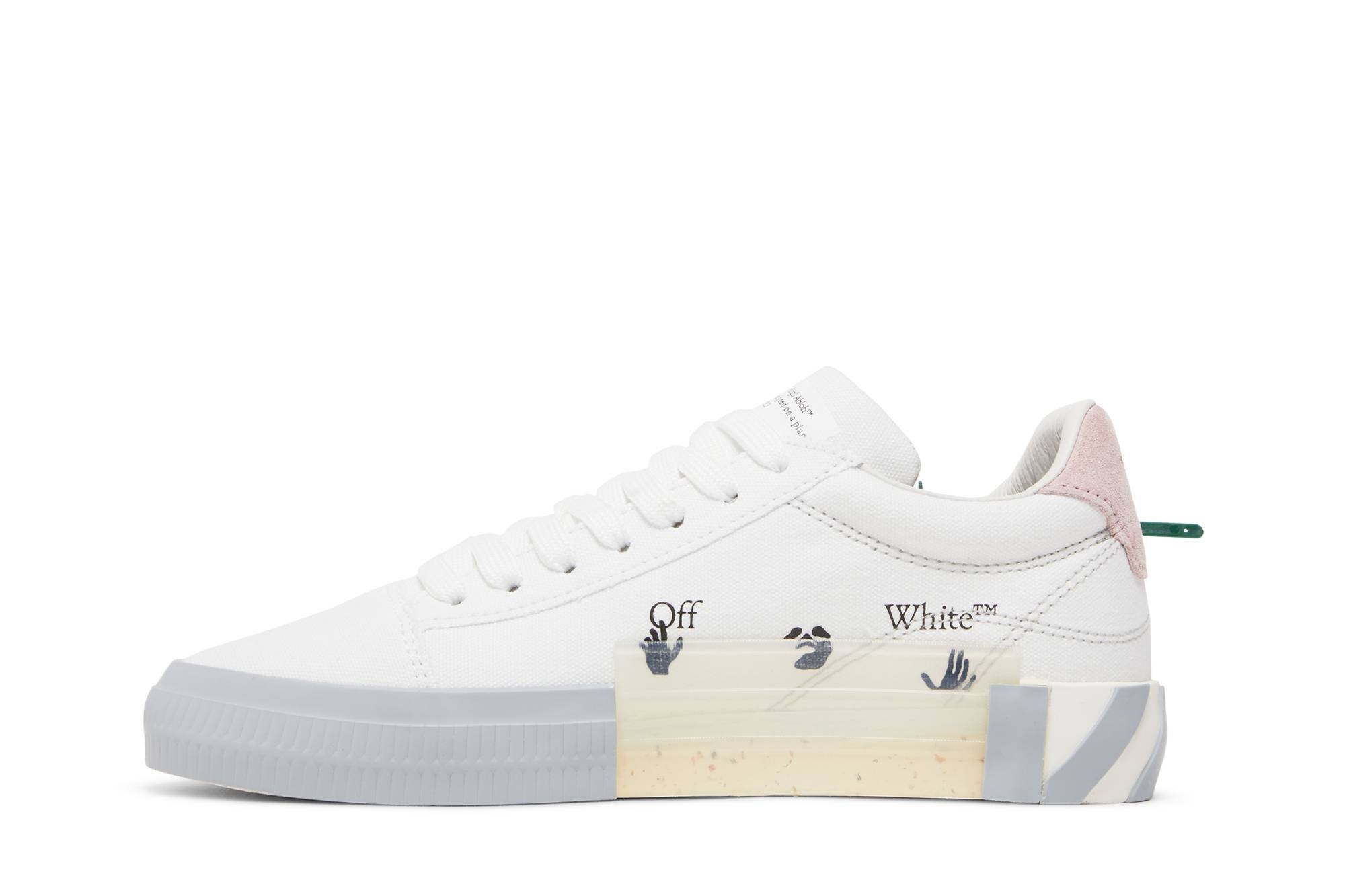 Off-White Wmns Vulc Sneaker 'White Light Pink' - 3