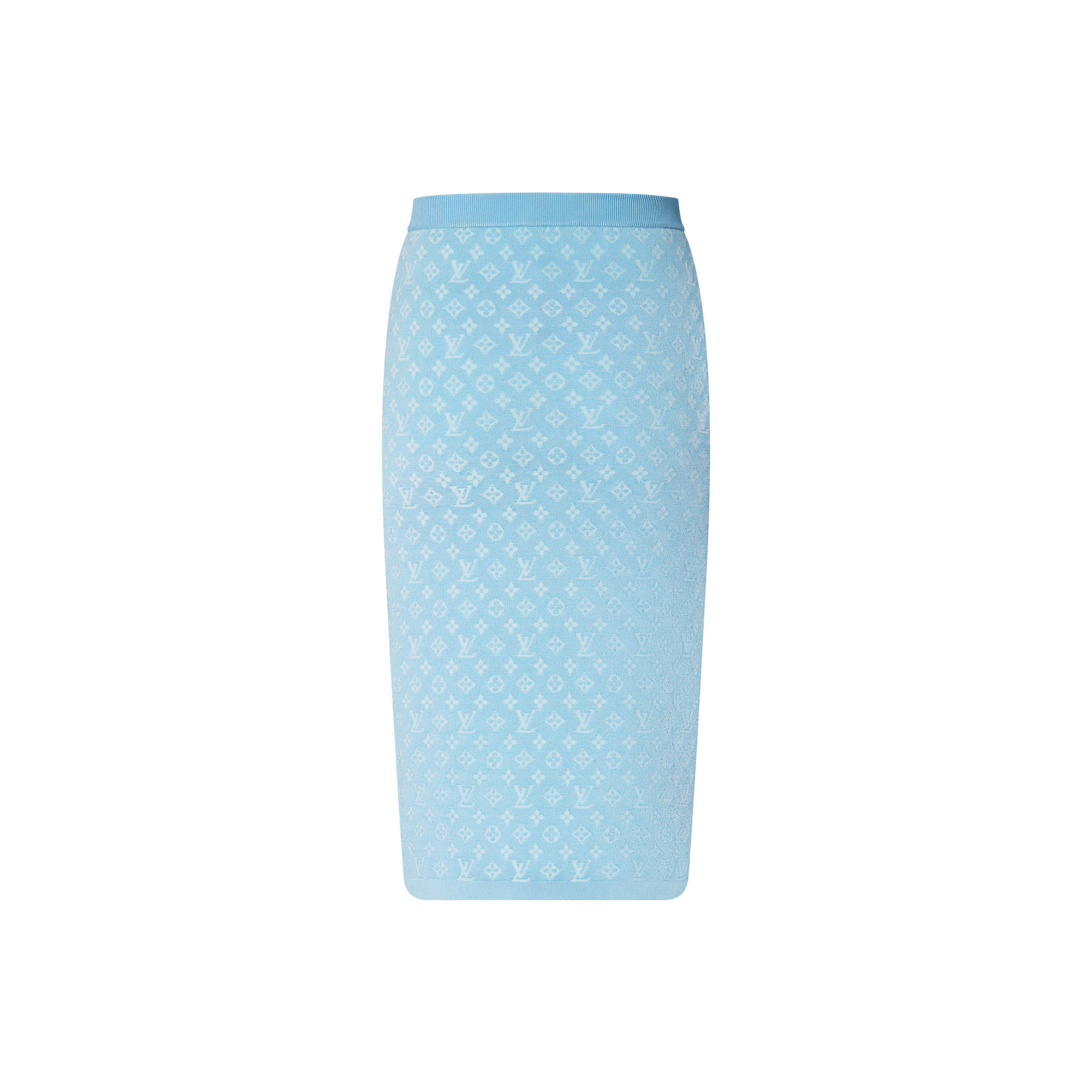 Monogram Jacquard Knit Skirt - 3