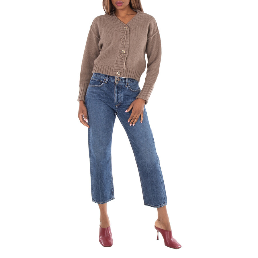 Acne Studios Cropped Knitted Cardigan - 5