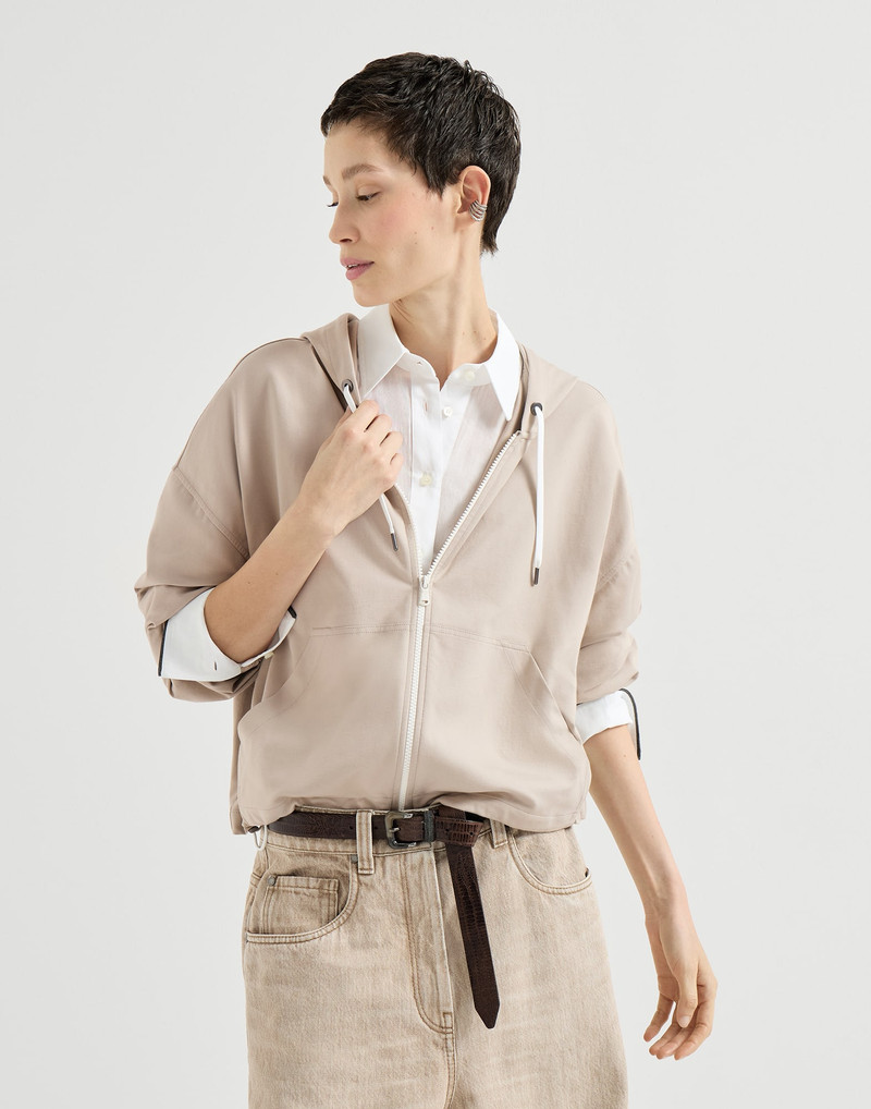 Couture interlock hooded sweatshirt 2