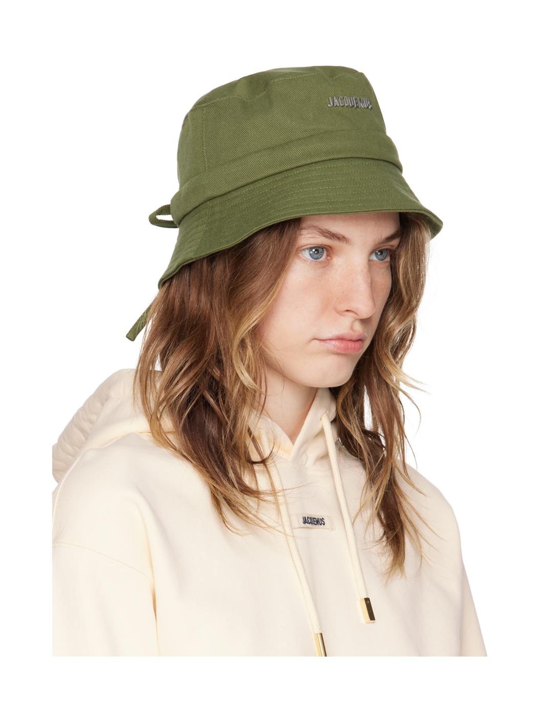 Khaki Les Classiques 'Le bob Gadjo' Bucket Hat - 2