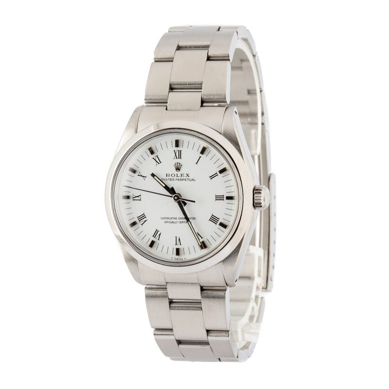 Pre-Owned Rolex Oyster Perpetual Ref 1002 White Dial - 2