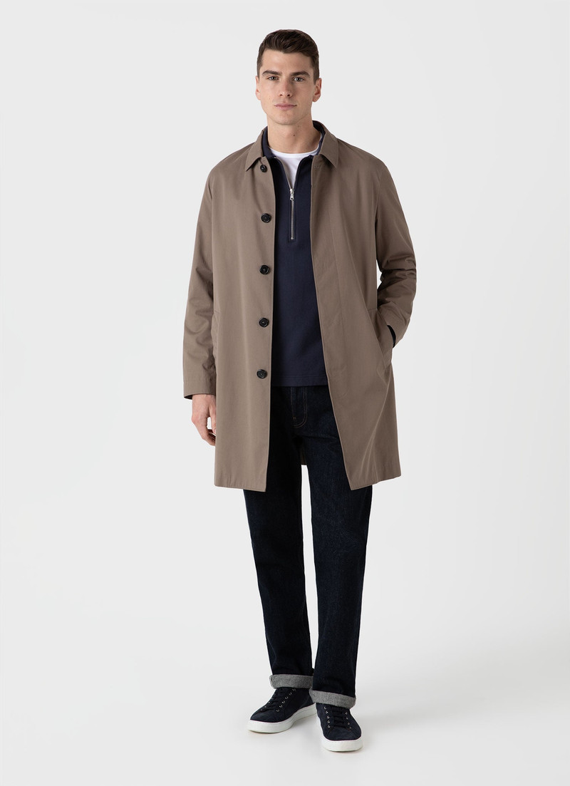 Sunspel Zip Polo Loopback Sweatshirt outlook