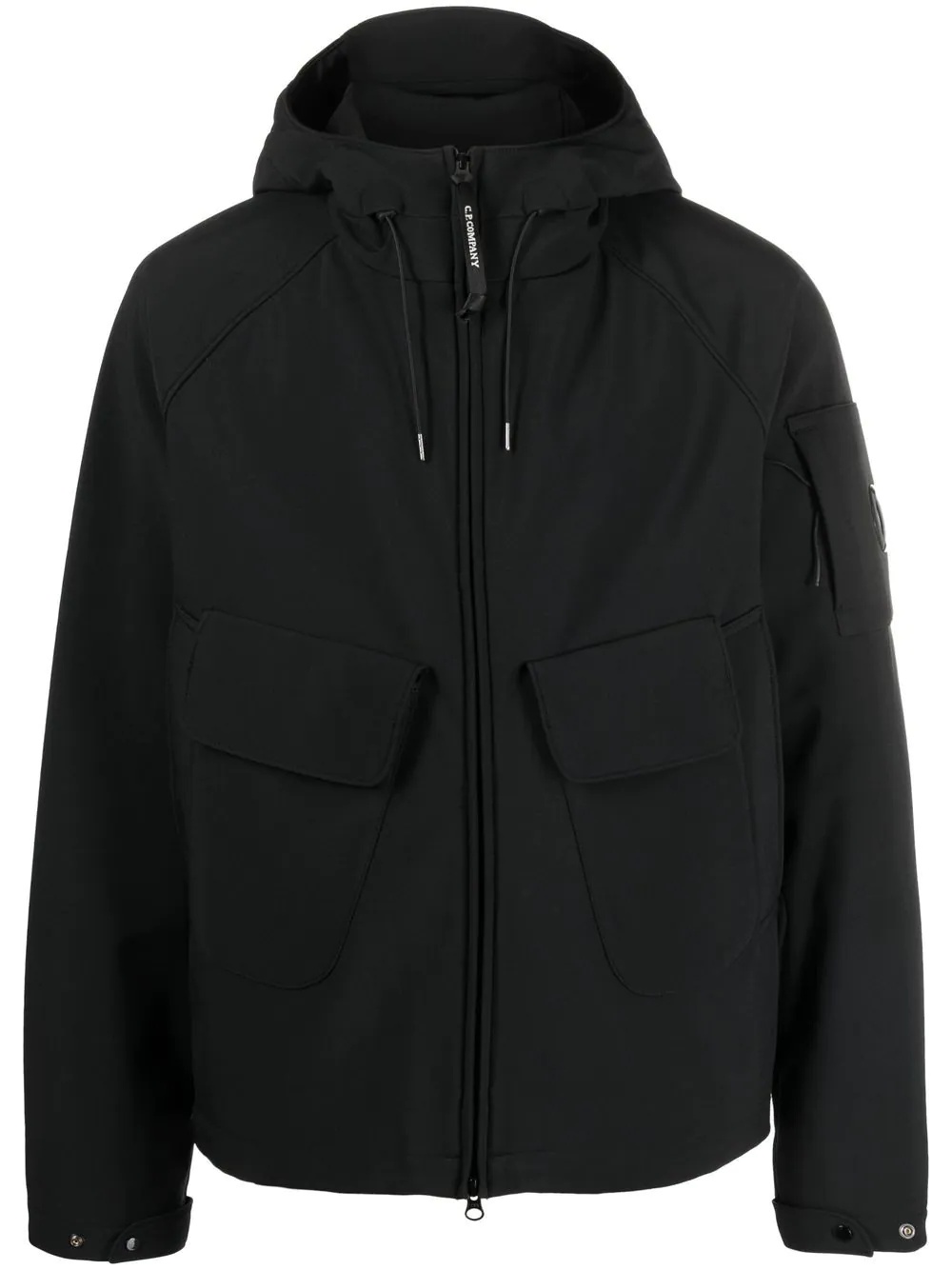 zip-up hooded jacket - 1