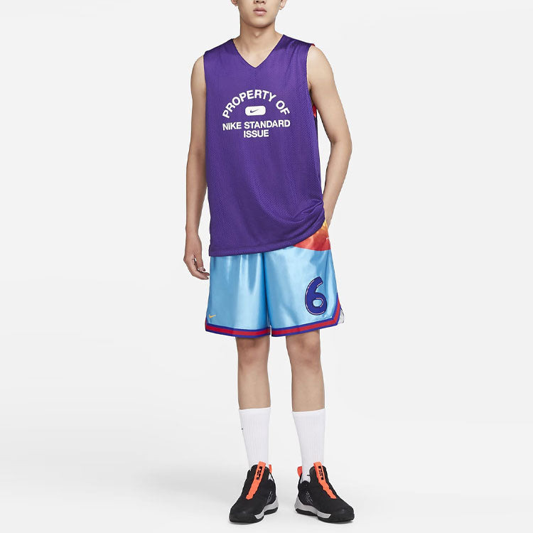 Nike x Space Jam Lebron James Basketball Shorts Asia Sizing 'Blue' DJ3870-434 - 4