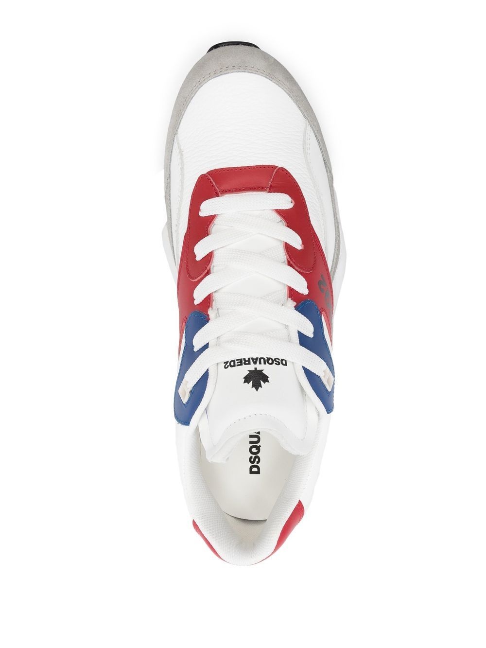 side logo-print chunky sneakers - 4