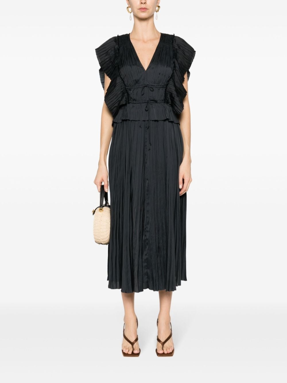 Letty pleated midi dress - 2