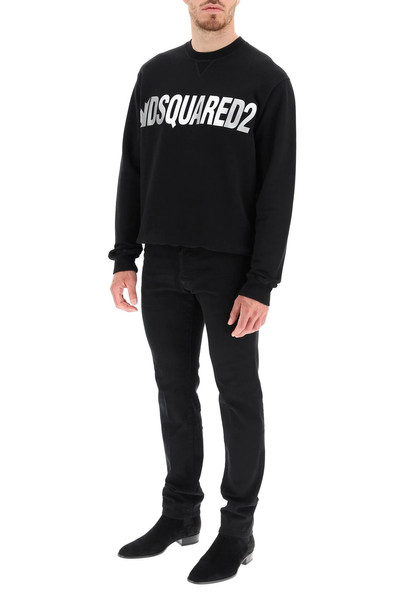 DSQUARED2 METAL LOGO CREWNECK SWEATSHIRT outlook