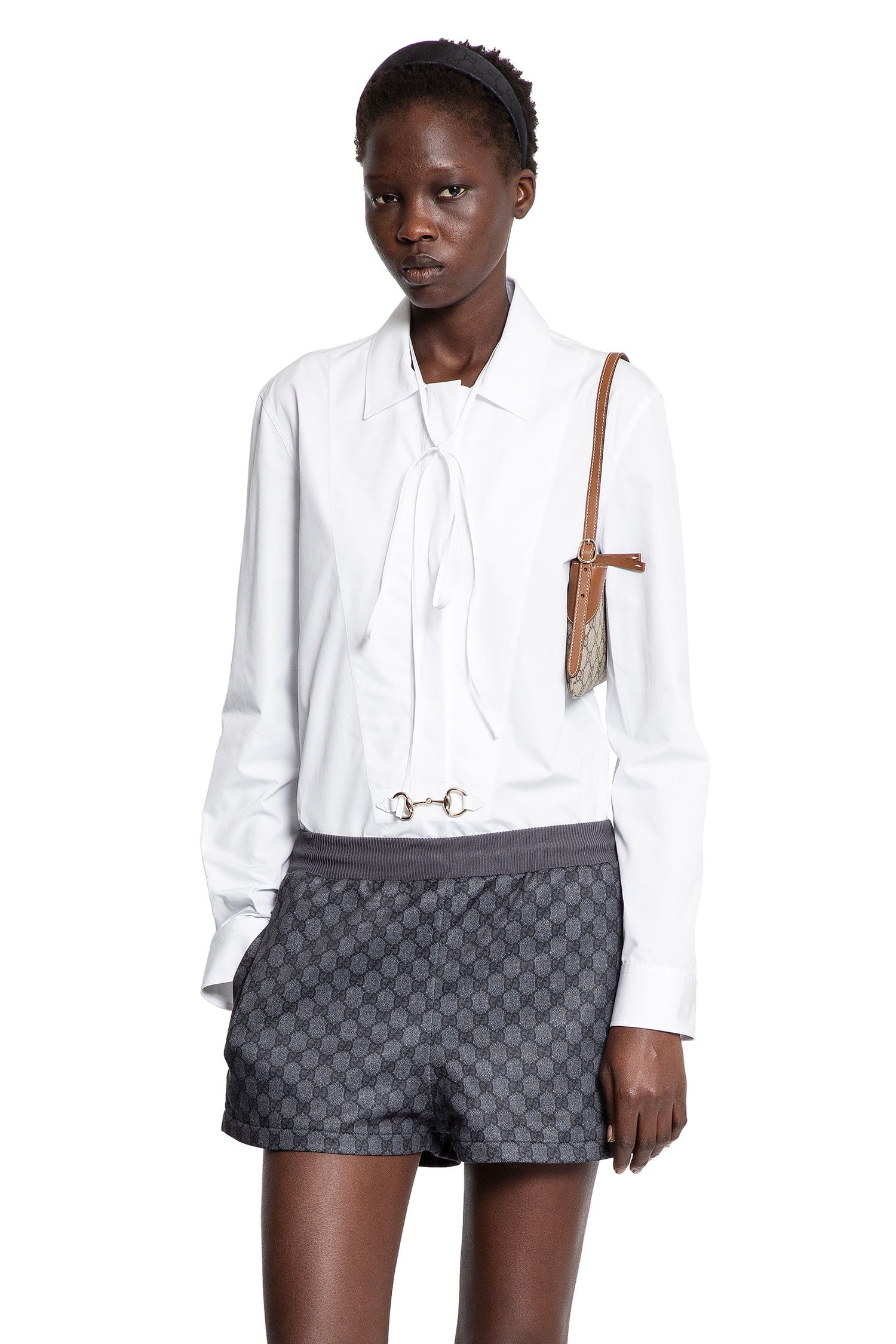 Cotton-Poplin-Horsebit-Shirt - 5