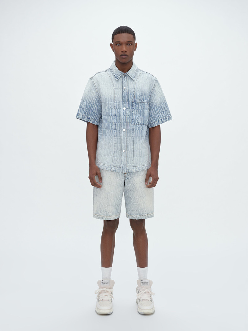 AMIRI JACQUARD SNAP UP SHORT SLEEVE 2