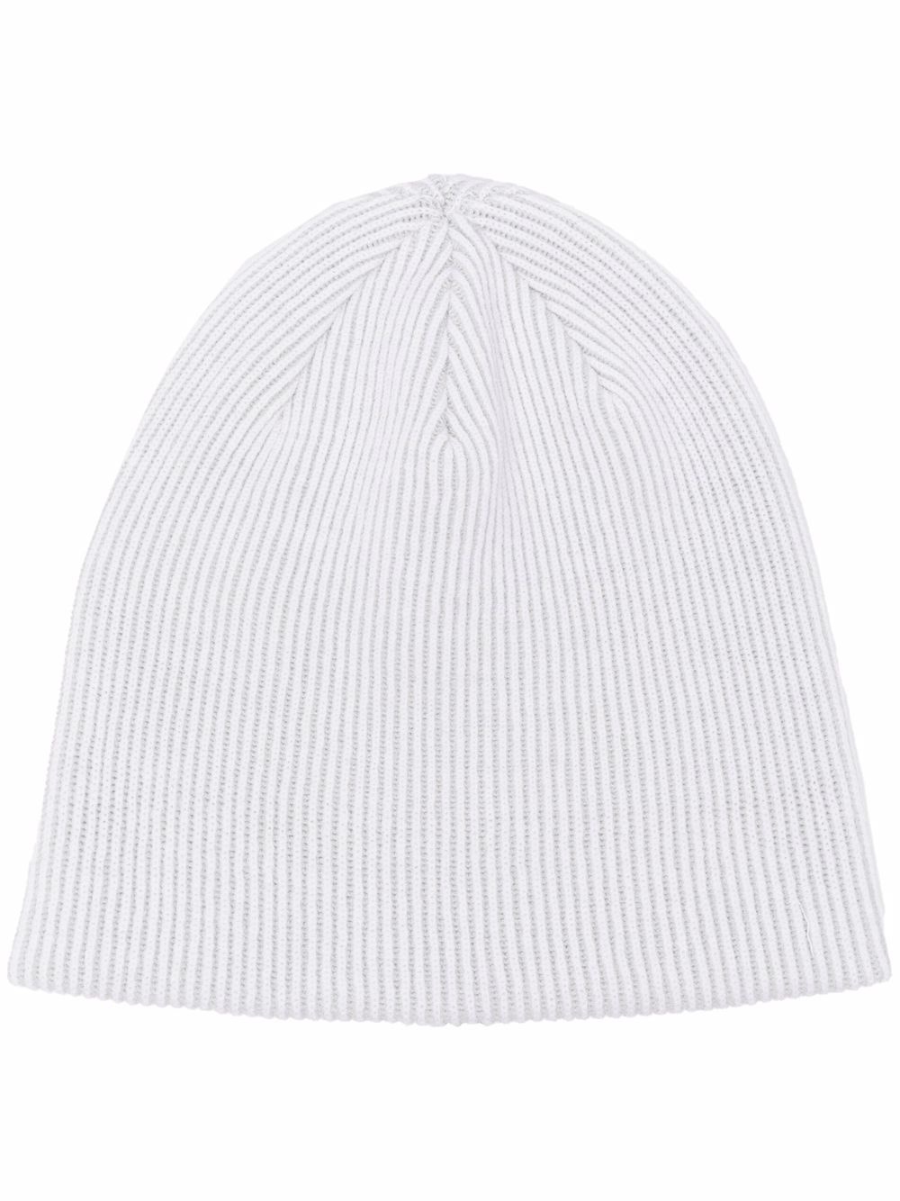 ribbed knit beanie - 1