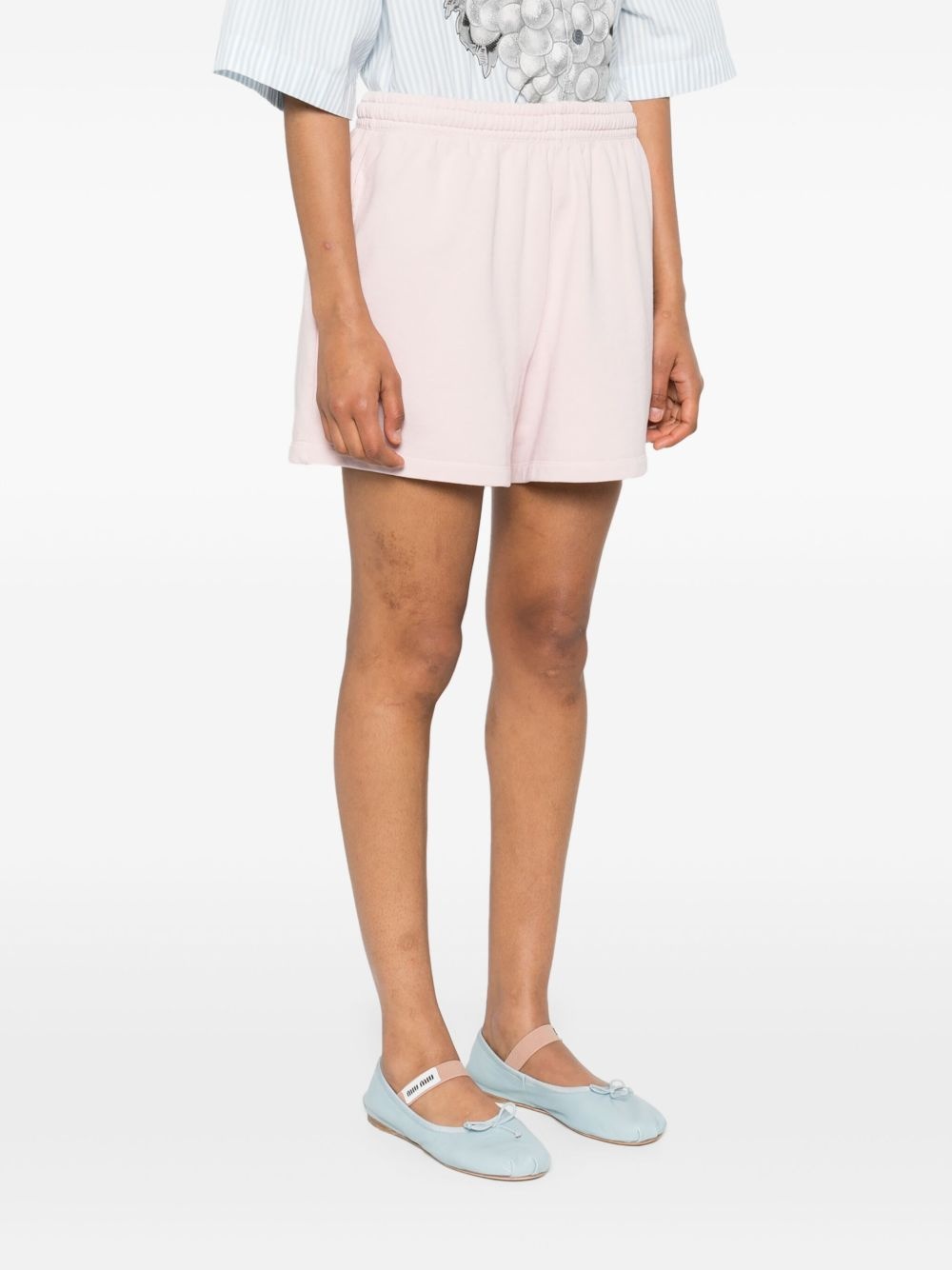 logo-embroidered track shorts - 3