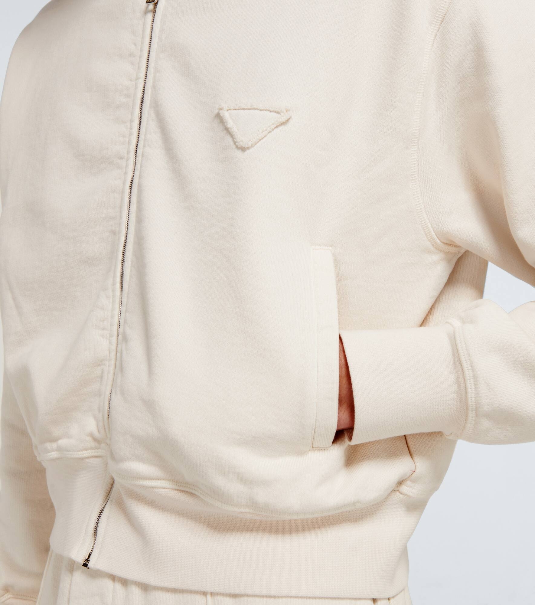Garment-dyed cotton bomber jacket - 5
