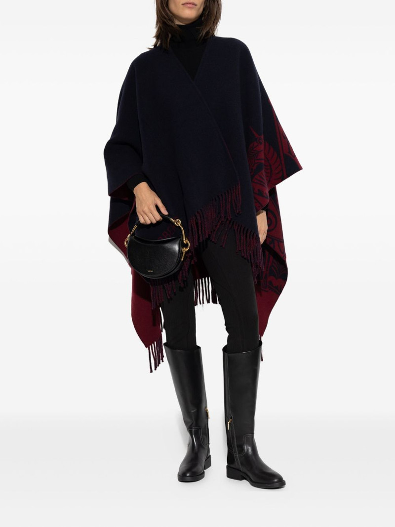 Burberry fringed cape outlook