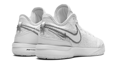 Nike Zoom Lebron NXXT Gen "White / Metallic Silver" outlook