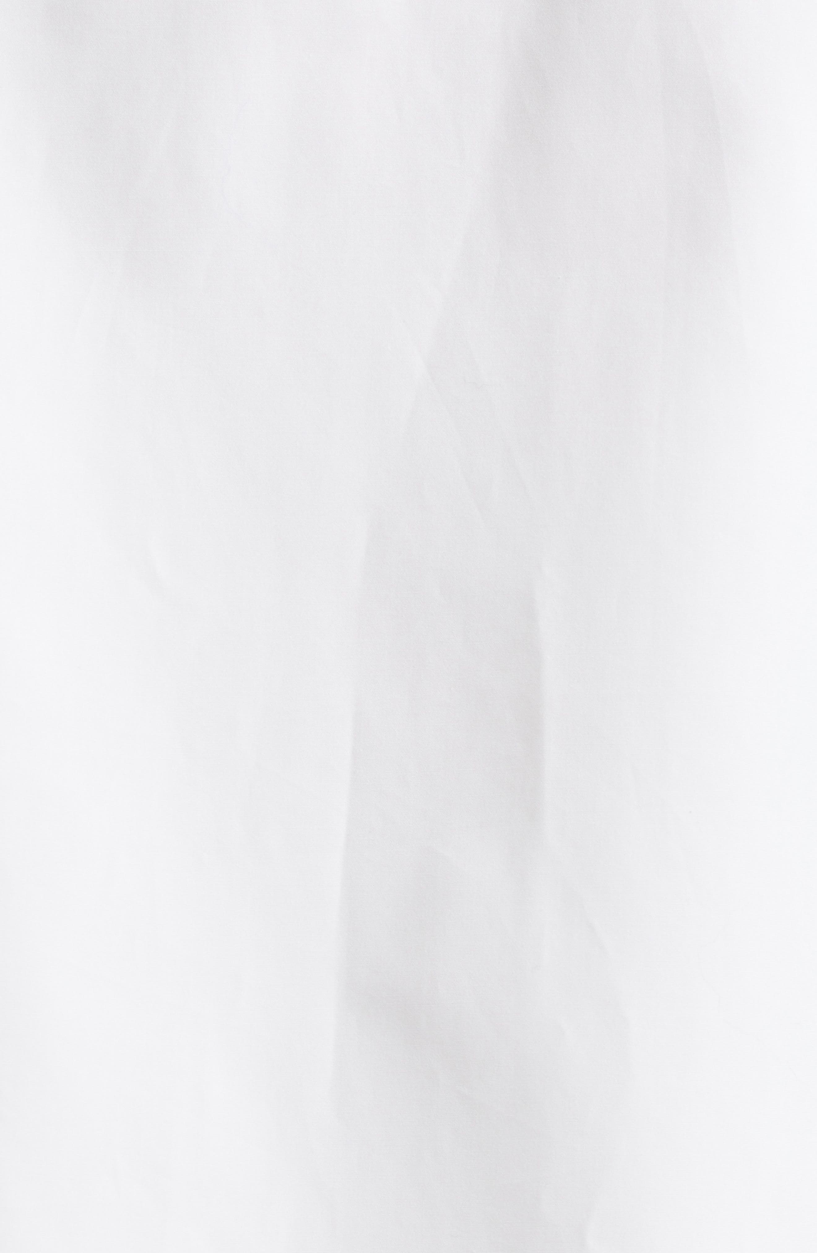 Jil Sander Short Sleeve Cotton Poplin Button-Up Shirt in Optic White at Nordstrom - 7